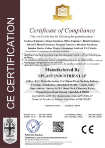 Compliance Certificate E-Plast Industries LLP